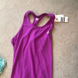 Purple adidas tank